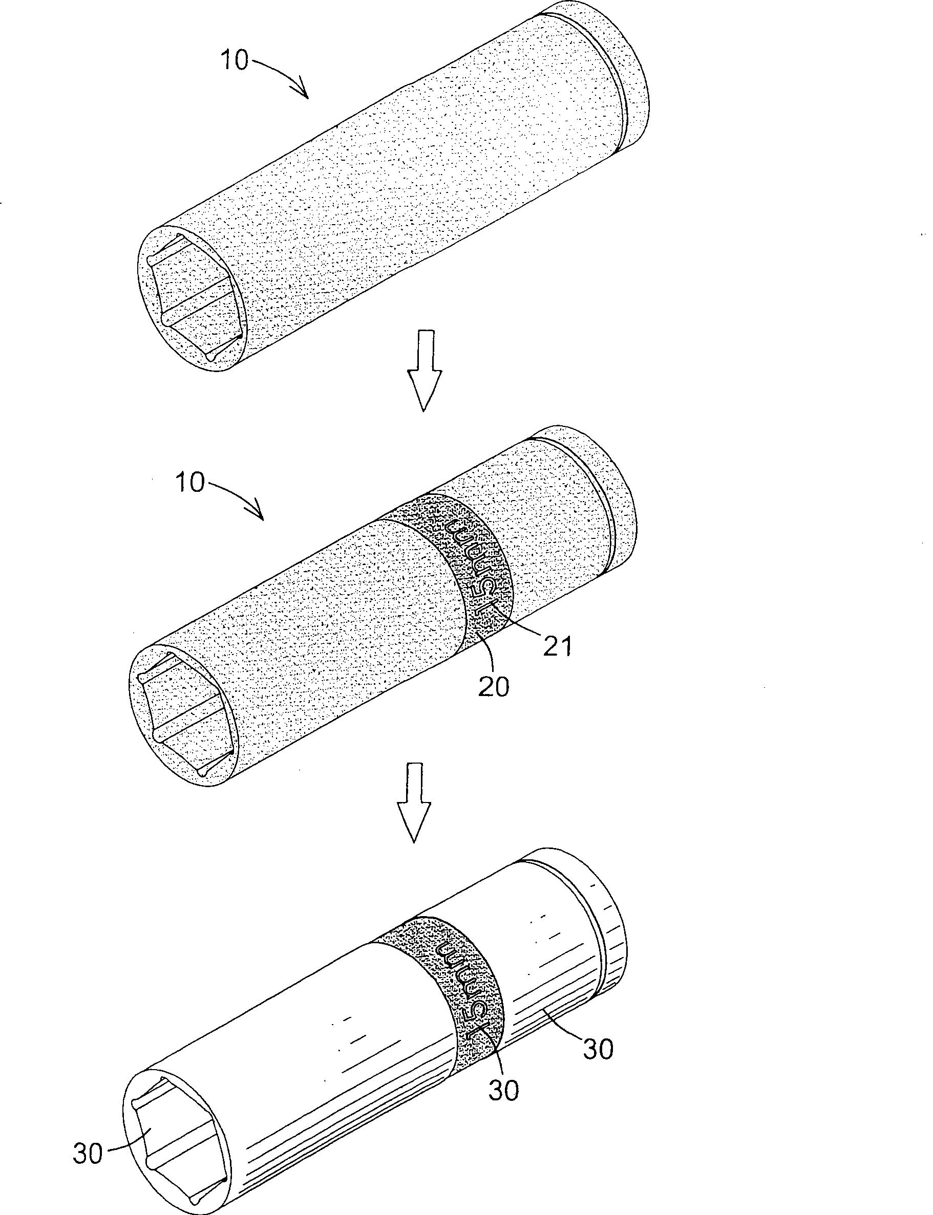 Method for manufacturing metal hand tool