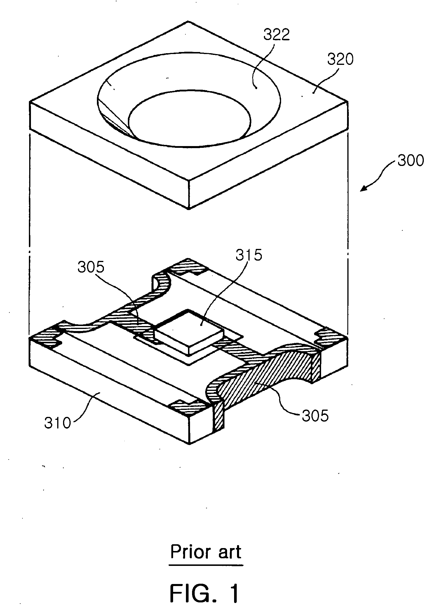 Light emitting diode package having multi-stepped reflecting surface structure and fabrication method thereof