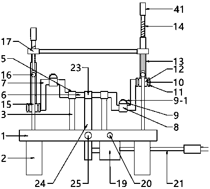 Synchronous rehabilitation train device for upper and lower limbs