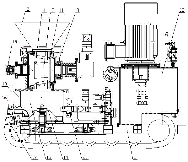 Remote dust-free concrete sprayer