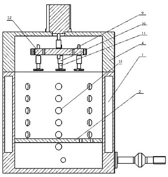 Finishing machining air pressure abrasive pool device for complex curved surface workpieces