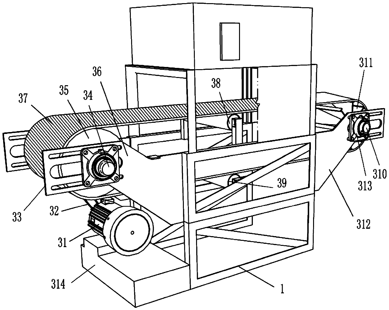 High-precision indenting machine for corrugated paper production