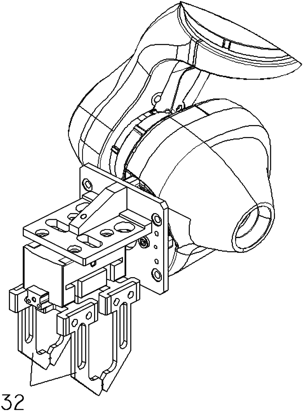 Terminal inserting machine