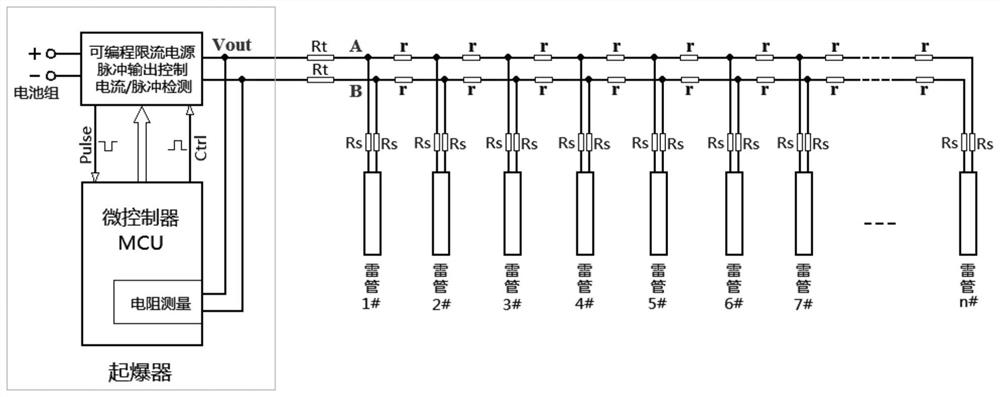 Method and circuit for electronic detonator communication bus arbitration protocol