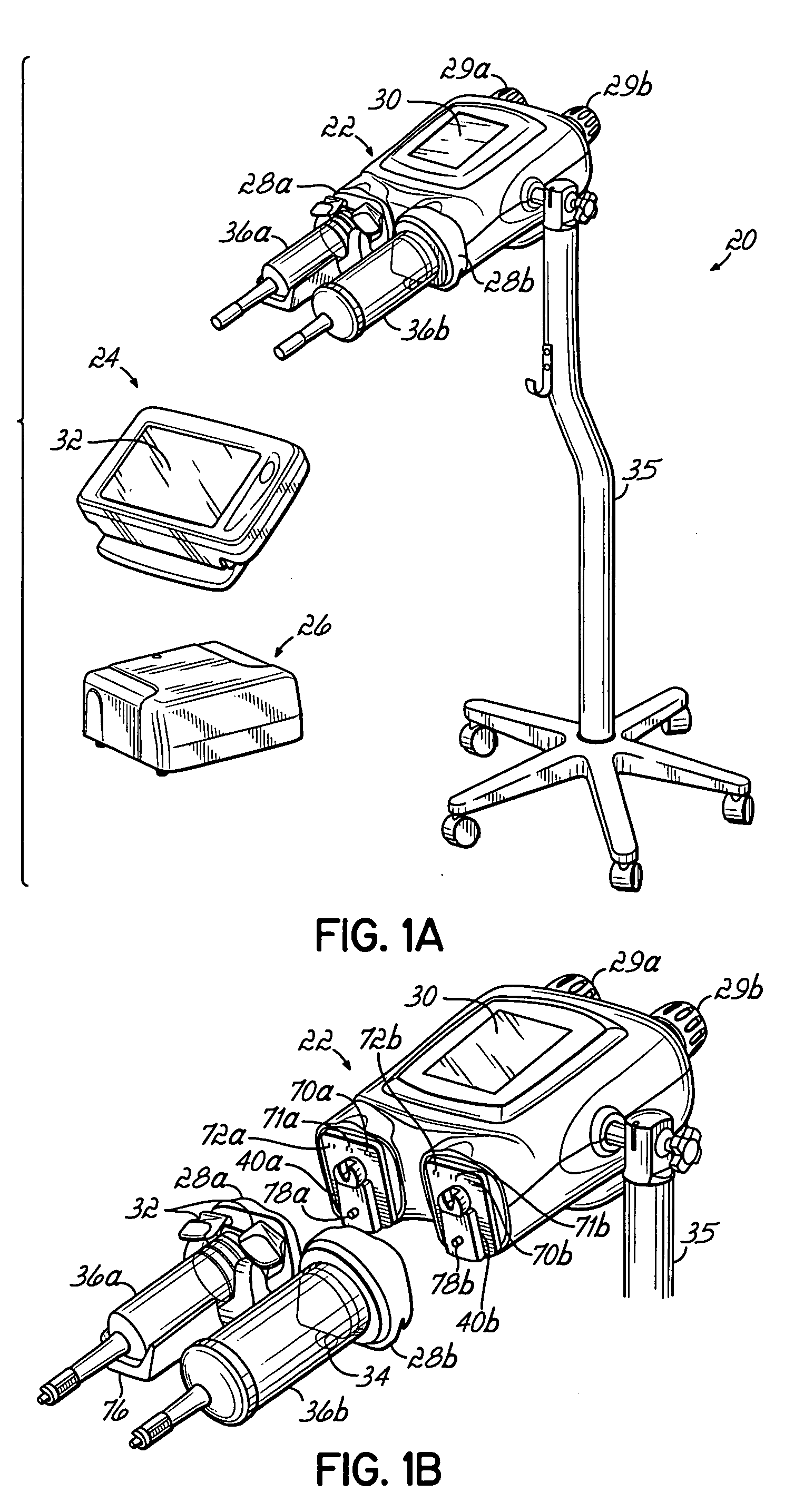 Powerhead of a power injection system