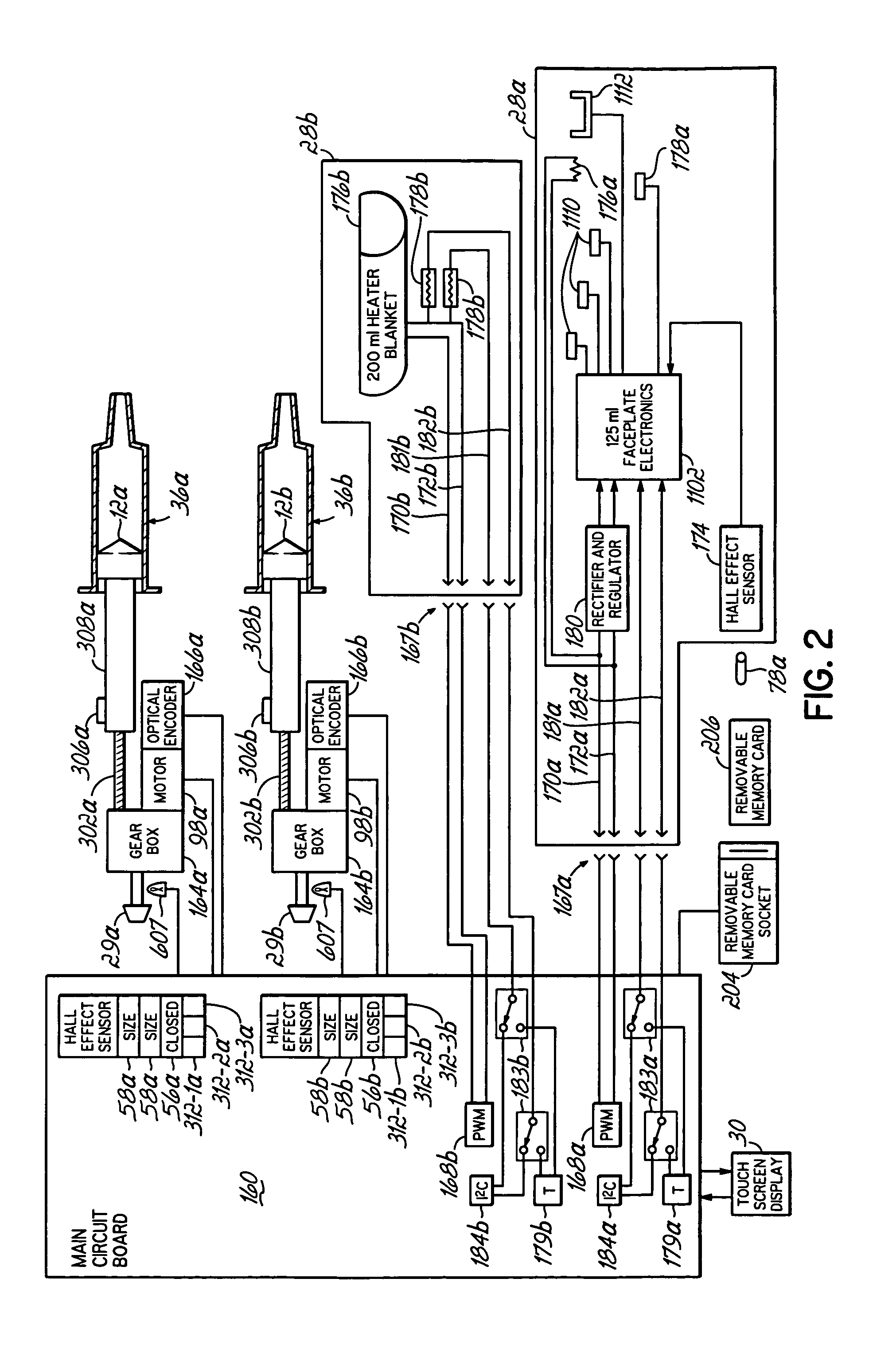 Powerhead of a power injection system