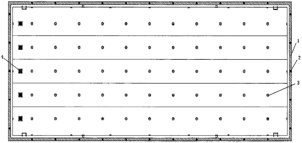 Construction technology for mixed-flow and countercurrent swimming pool