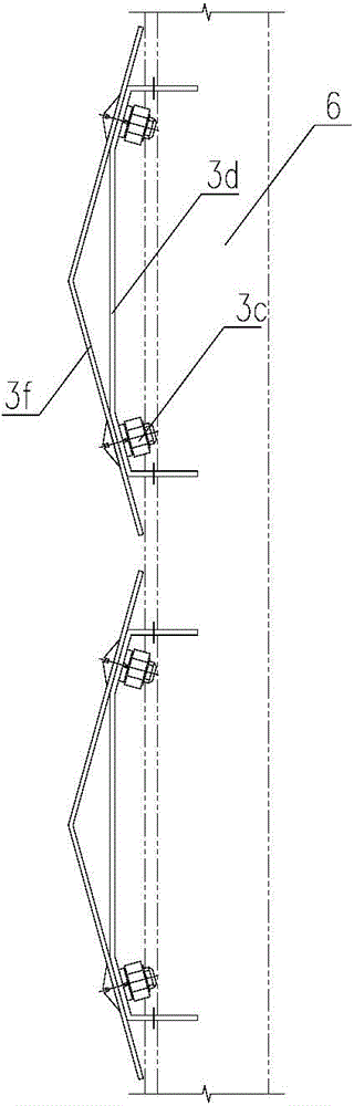 Sealing device for one-section type high-pressure rubber membrane sealing type gas holder