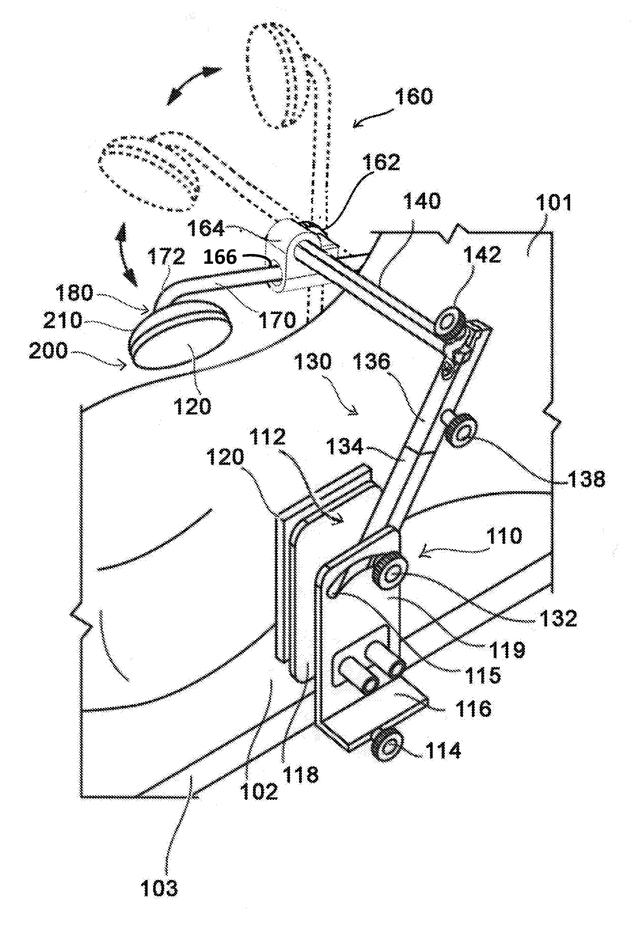 Patient positioning apparatus, system and method with socket connector for positioning patient in lateral position