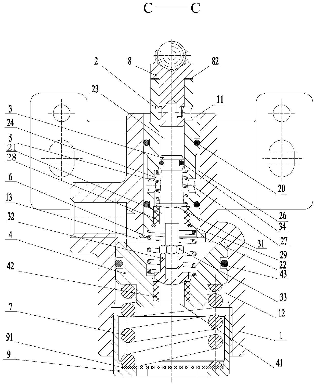 A diesel engine that can regulate the air pressure without pressure regulation of air pressure