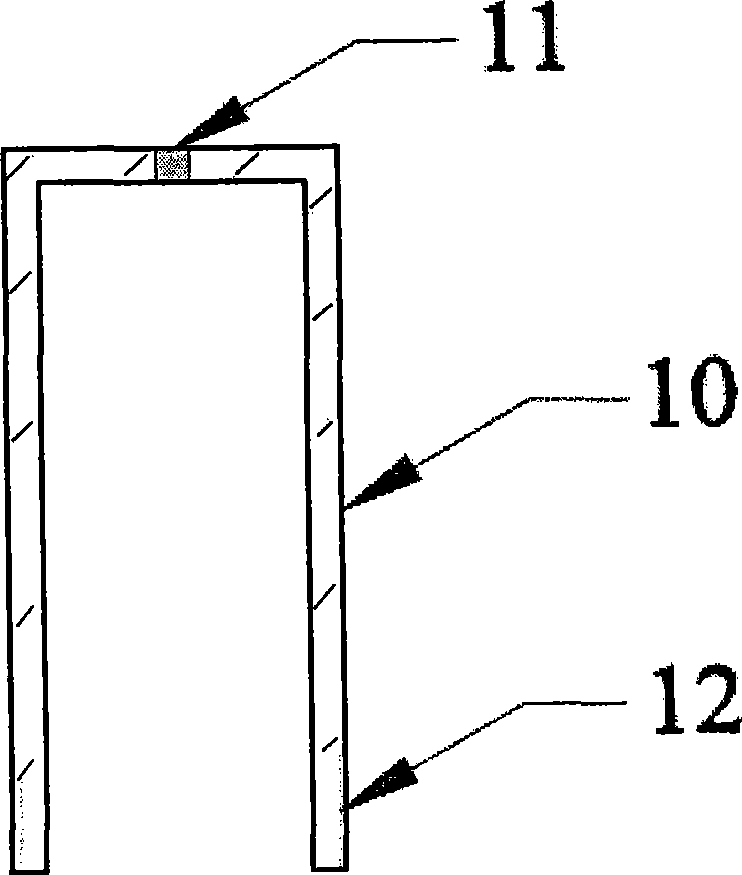 Optical fiber laser acceleration sensor