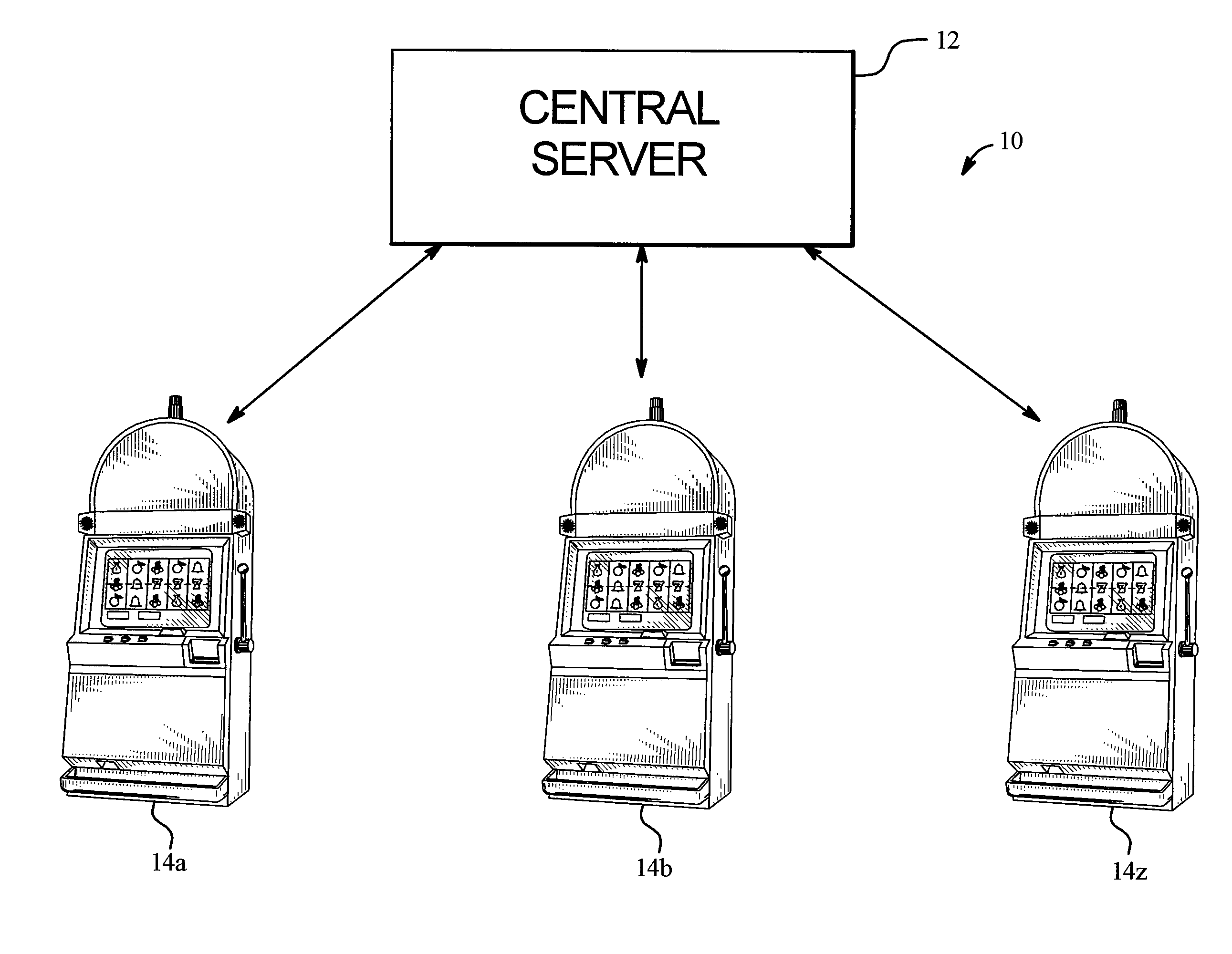 Gaming system having multiple gaming machines which provide bonus awards