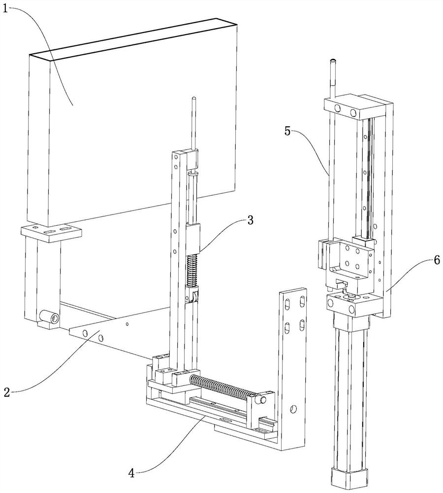 A side line device of a three-dimensional loom