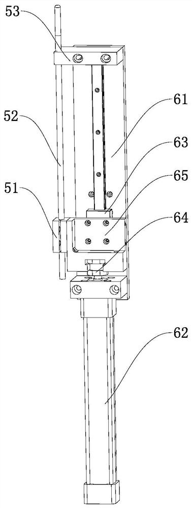 A side line device of a three-dimensional loom