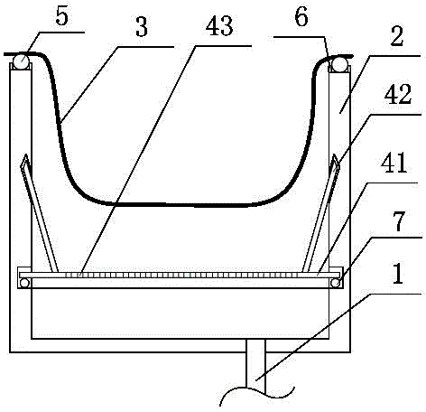 Petroleum drilling fluid separating sieve based on separating screening net slideways