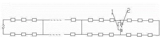 Closing method for passageway bus bar