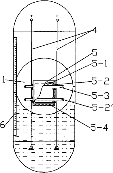 Float level gauge for high temperature and high pressure or high pressure low density medium