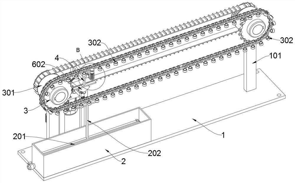 Vertical high-frequency heating and linkage cooling quenching equipment