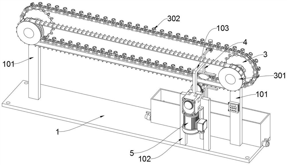 Vertical high-frequency heating and linkage cooling quenching equipment