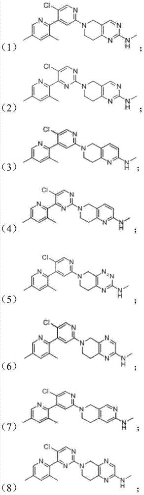 Pyrimidine antitumor compound with Hedgehog antagonist activity