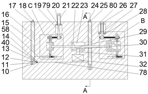 Automatic parking charging telescopic pile device for preventing car following fare evasion