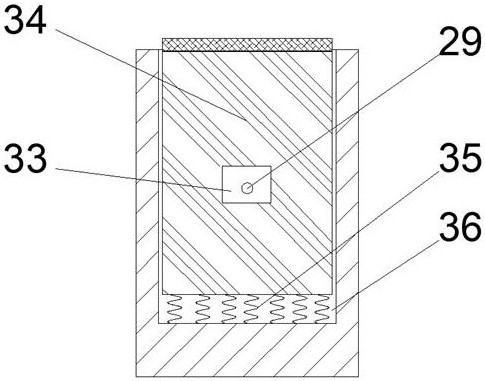 Automatic parking charging telescopic pile device for preventing car following fare evasion