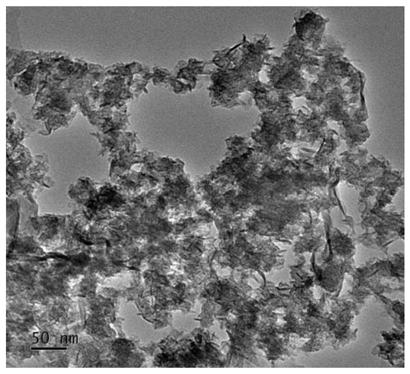 Layered manganese oxide with water resistance and sulfur poisoning resistance and preparation method and application thereof