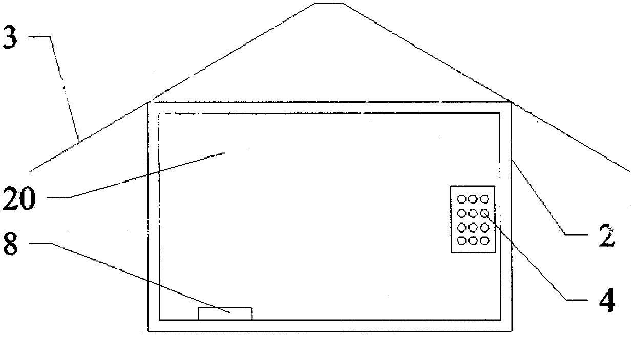 Dustproof moisture-proof cable grounding box and application method thereof