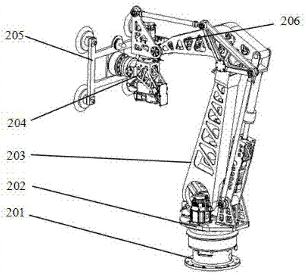 High-altitude board installation mechanical system