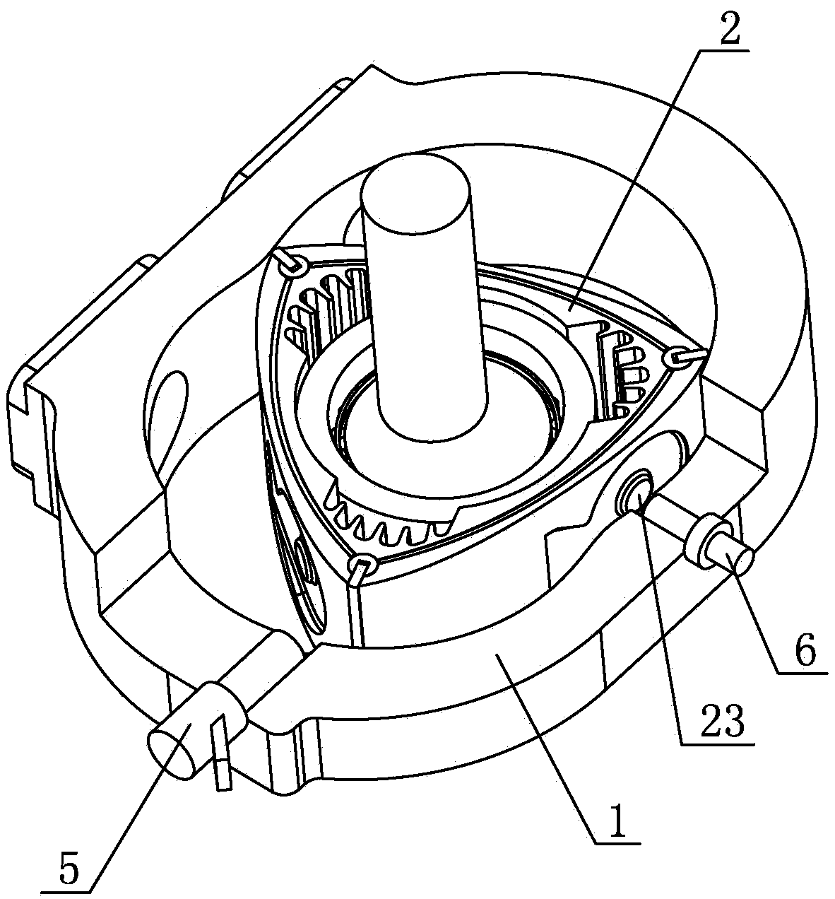 Oil-saving triangular rotor engine