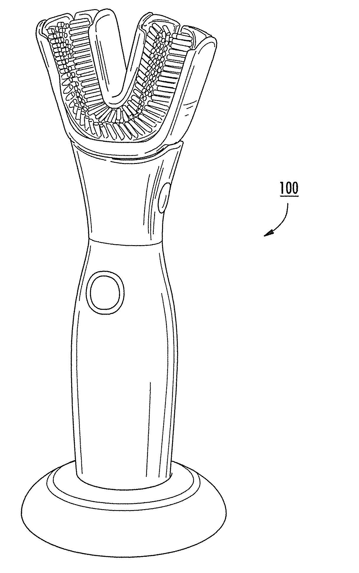 Apparatus and method for brushing teeth