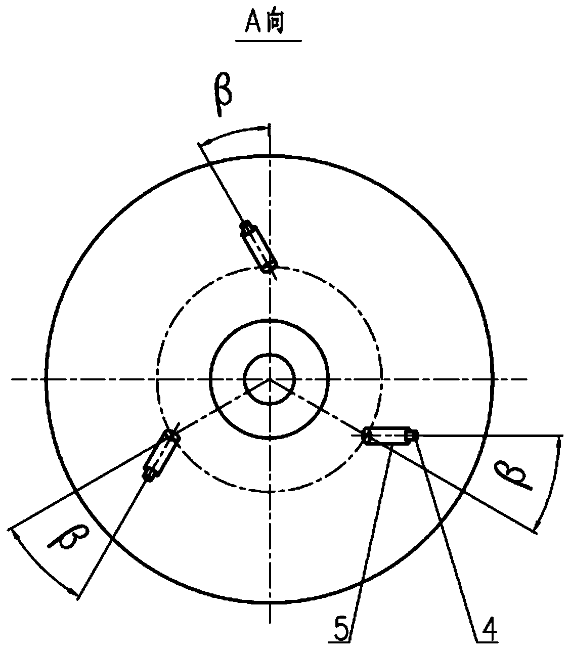 Oxygen-enriched flat flame burner and using method