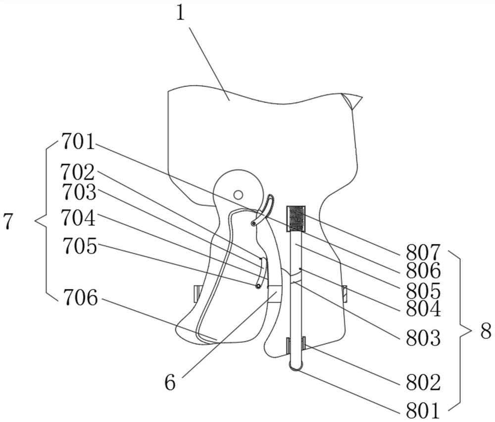 A high-safety cutting stapler with a blocking mechanism