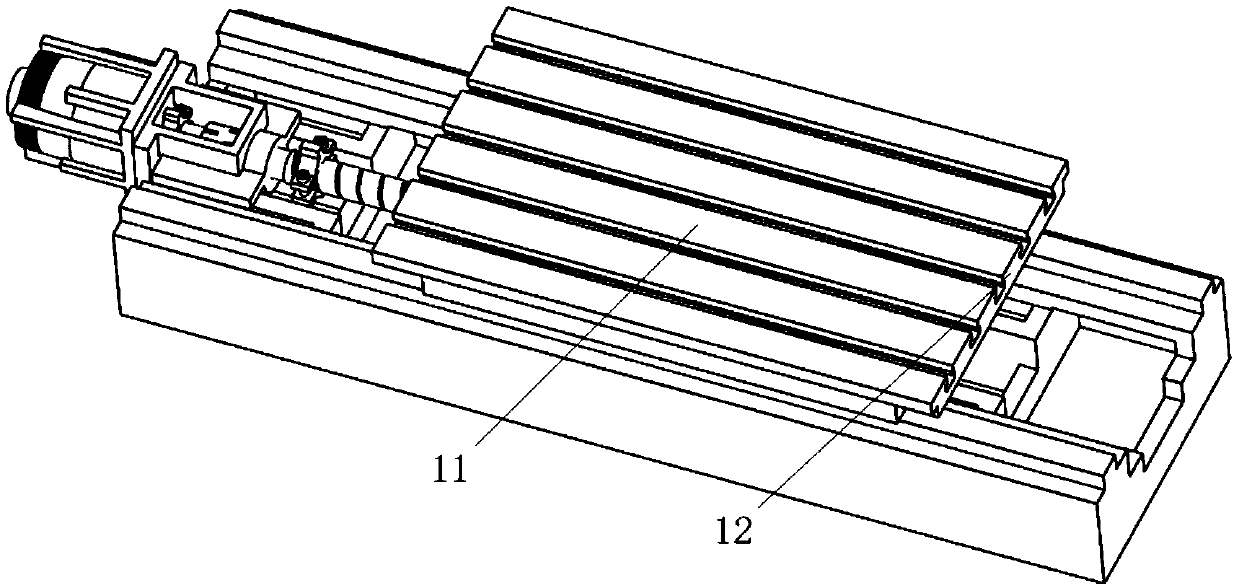 Modal test and parameter identification method for single-shaft ball screw feeding mechanical system