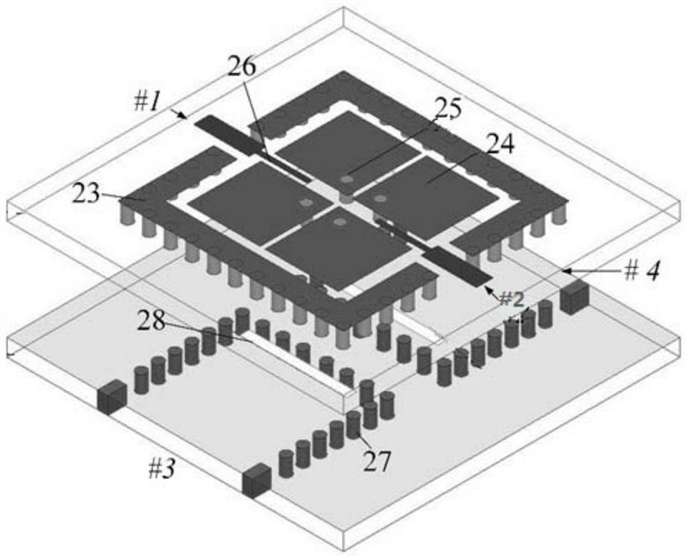 A dual-polarized two-dimensional multi-beam antenna array