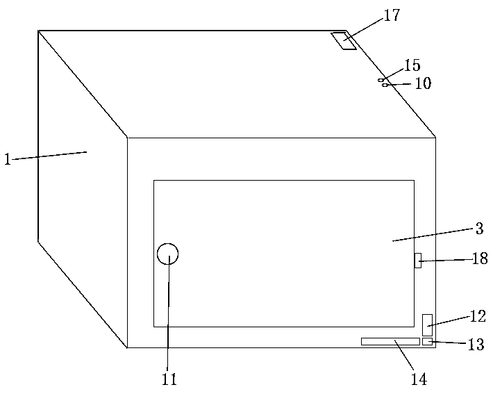 One-key calling intelligent delivery cabinet