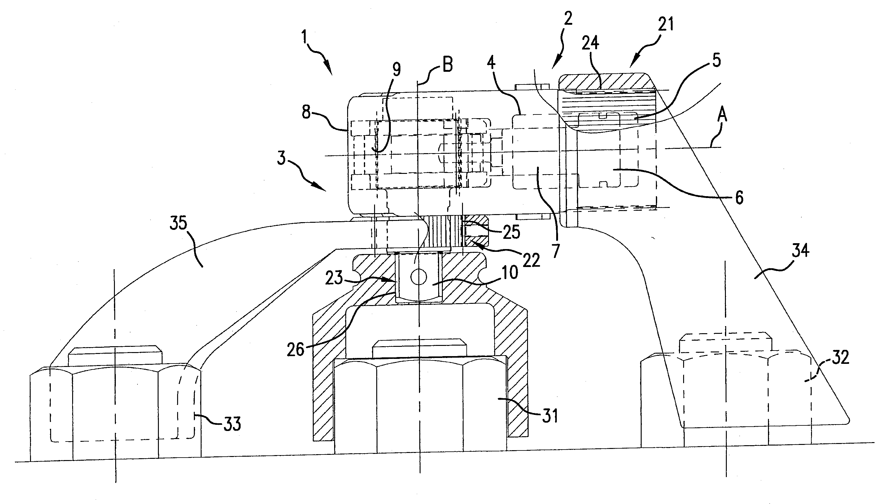 Fluid-operated torque wrench for and method of tightening or loosening fasteners