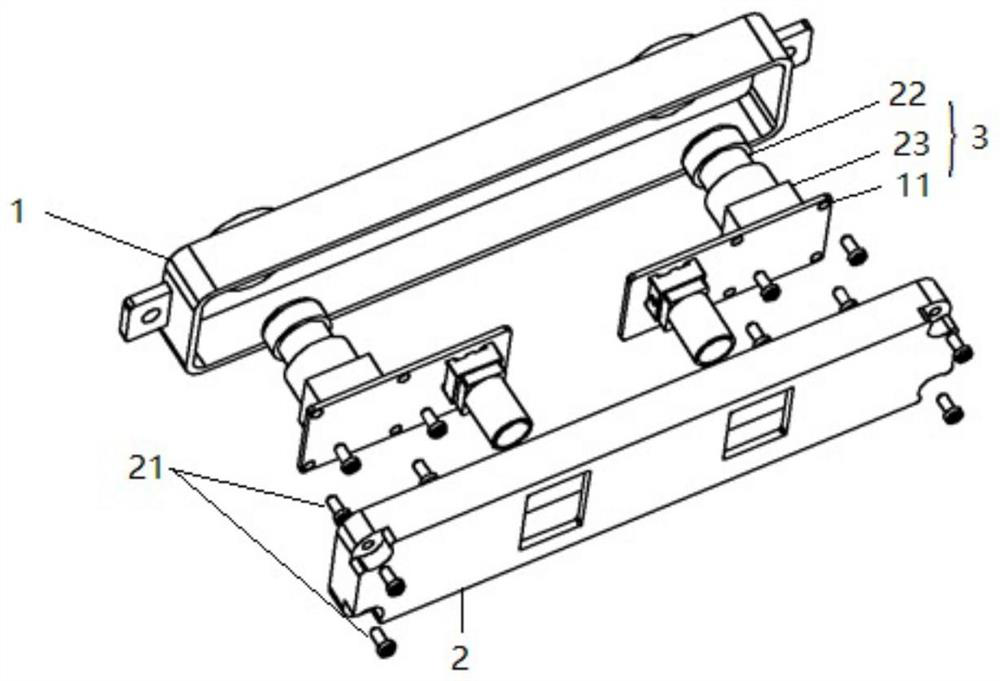 Camera device with at least two lenses