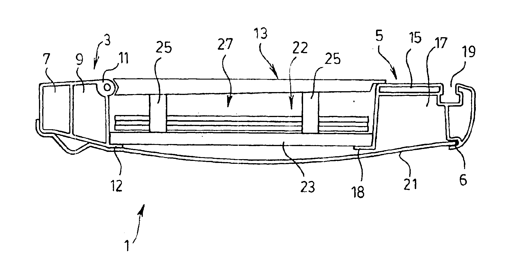 Aluminum extruded tailgate construction