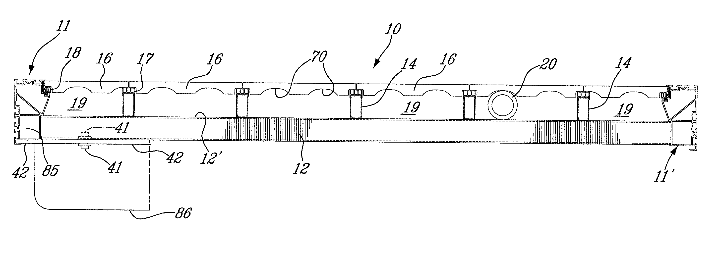 Floating dock structure