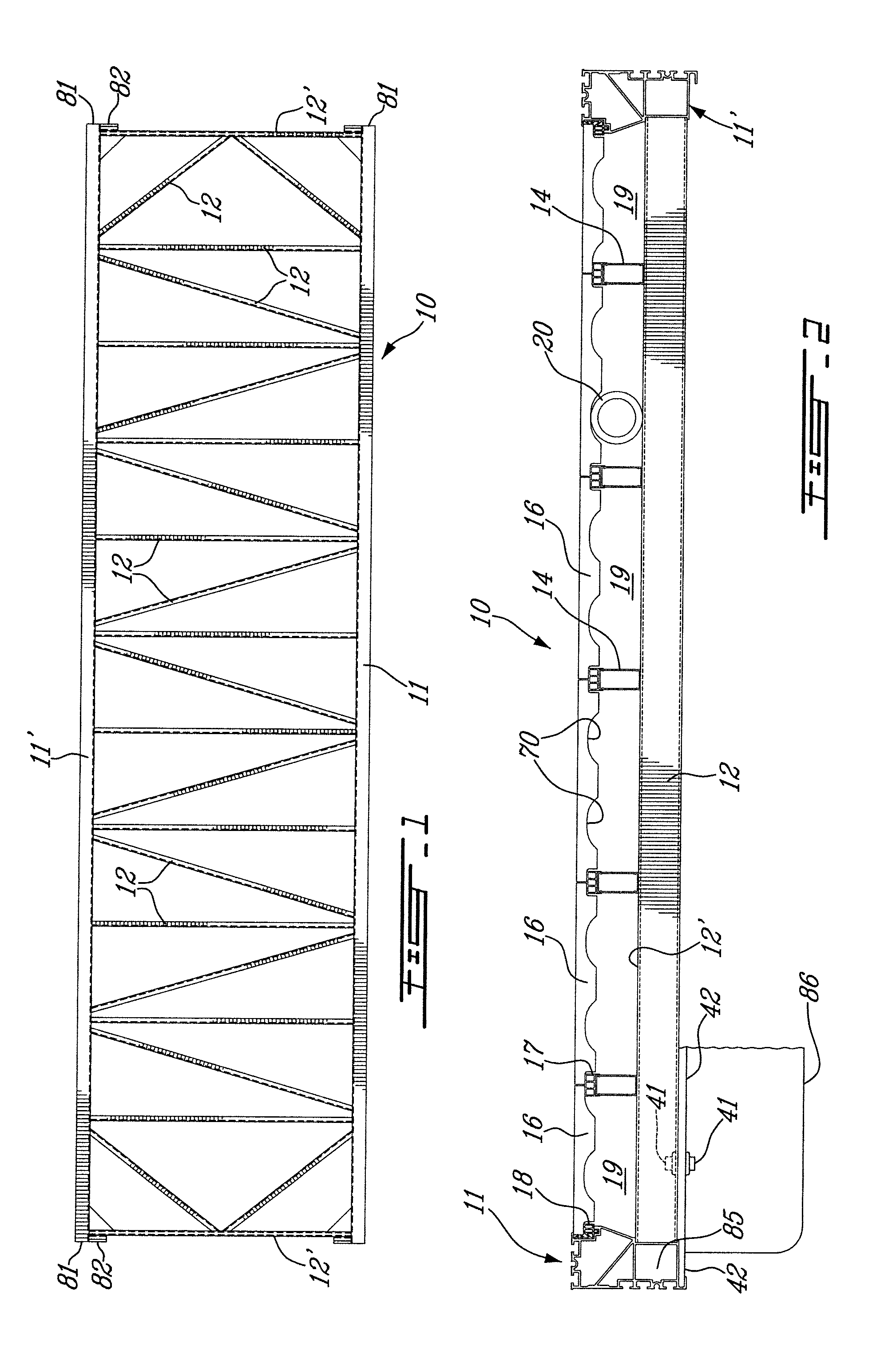 Floating dock structure