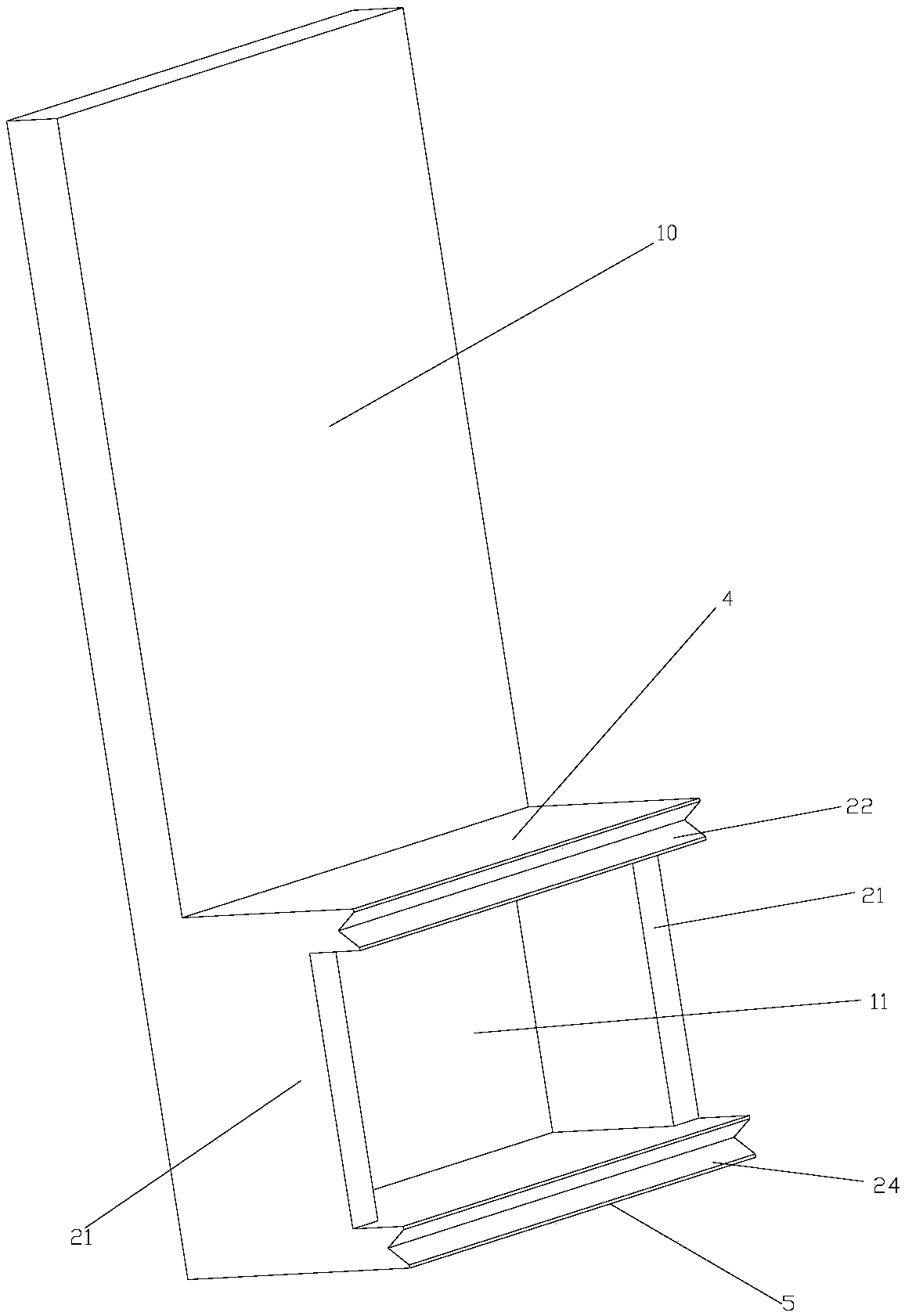 Feeding device for chemical reaction tank