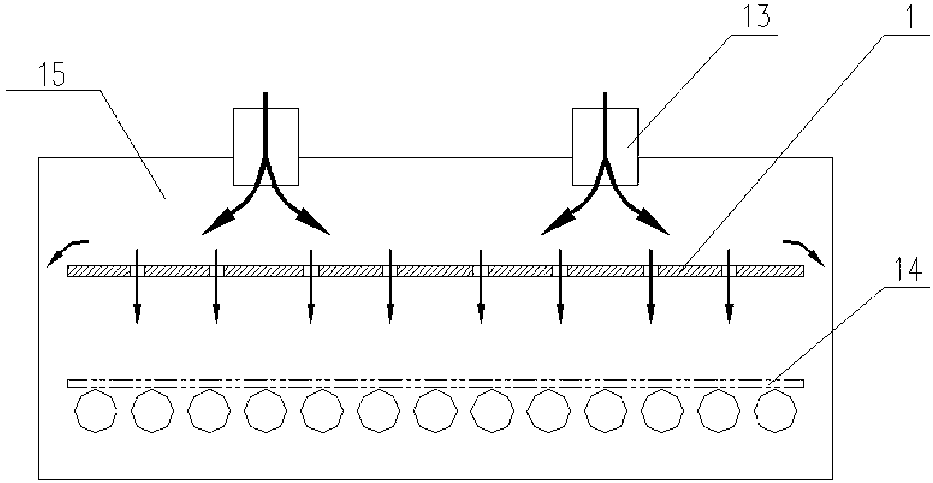 Dual-gas-supply inflation system applied to vacuum coating equipment and inflation method of system