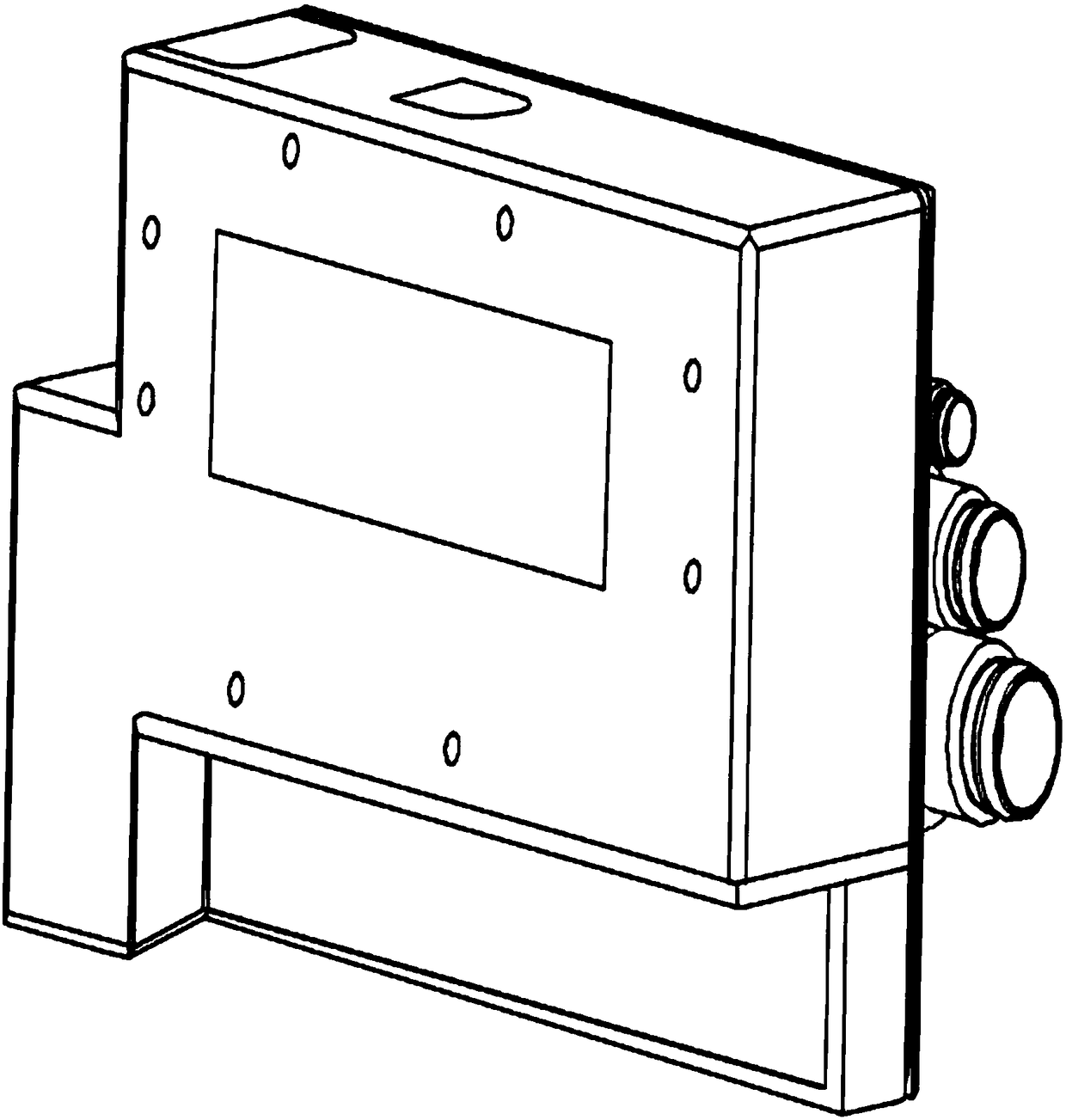 Groove face machining device and groove face positioning method for large ship