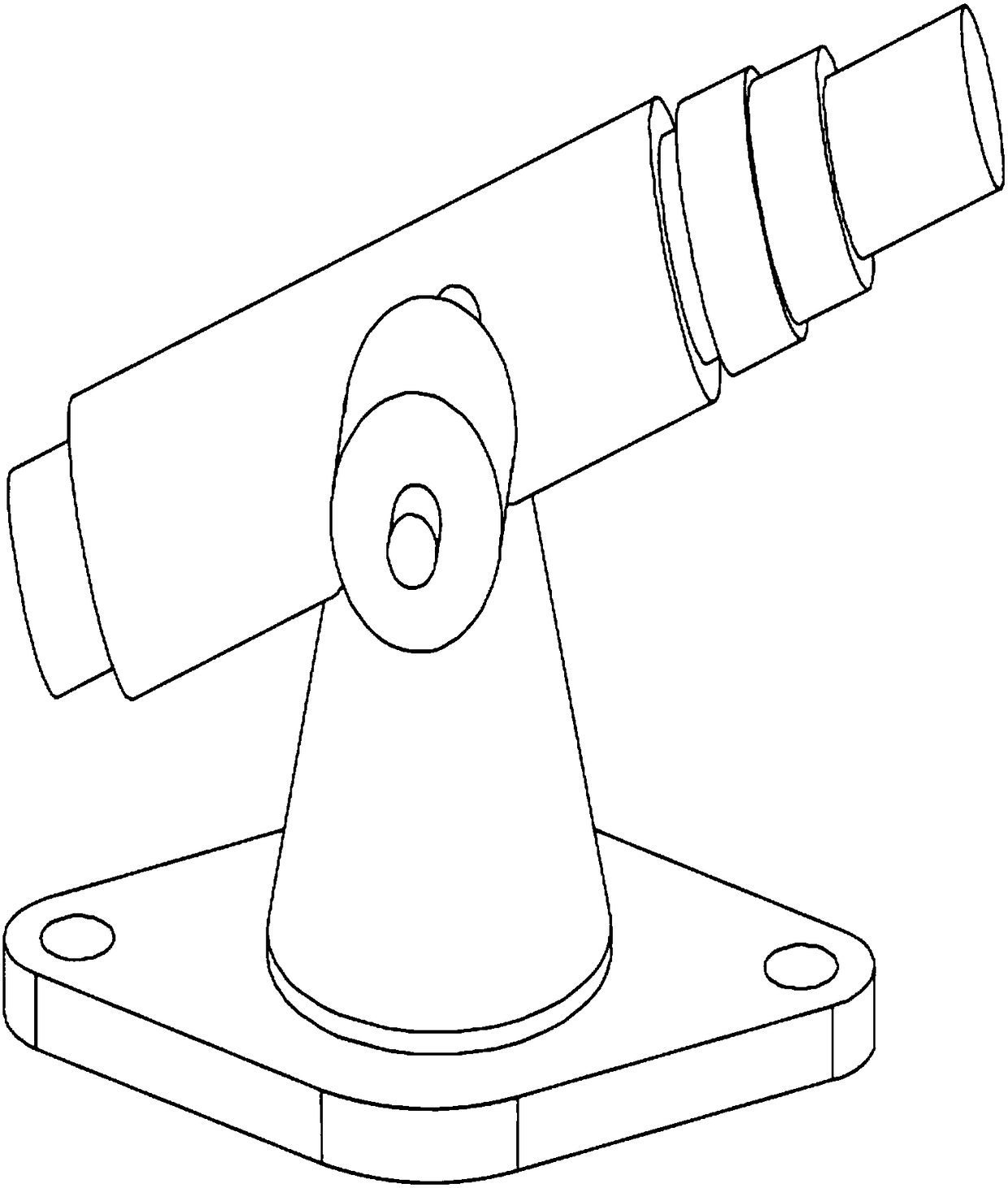 Groove face machining device and groove face positioning method for large ship