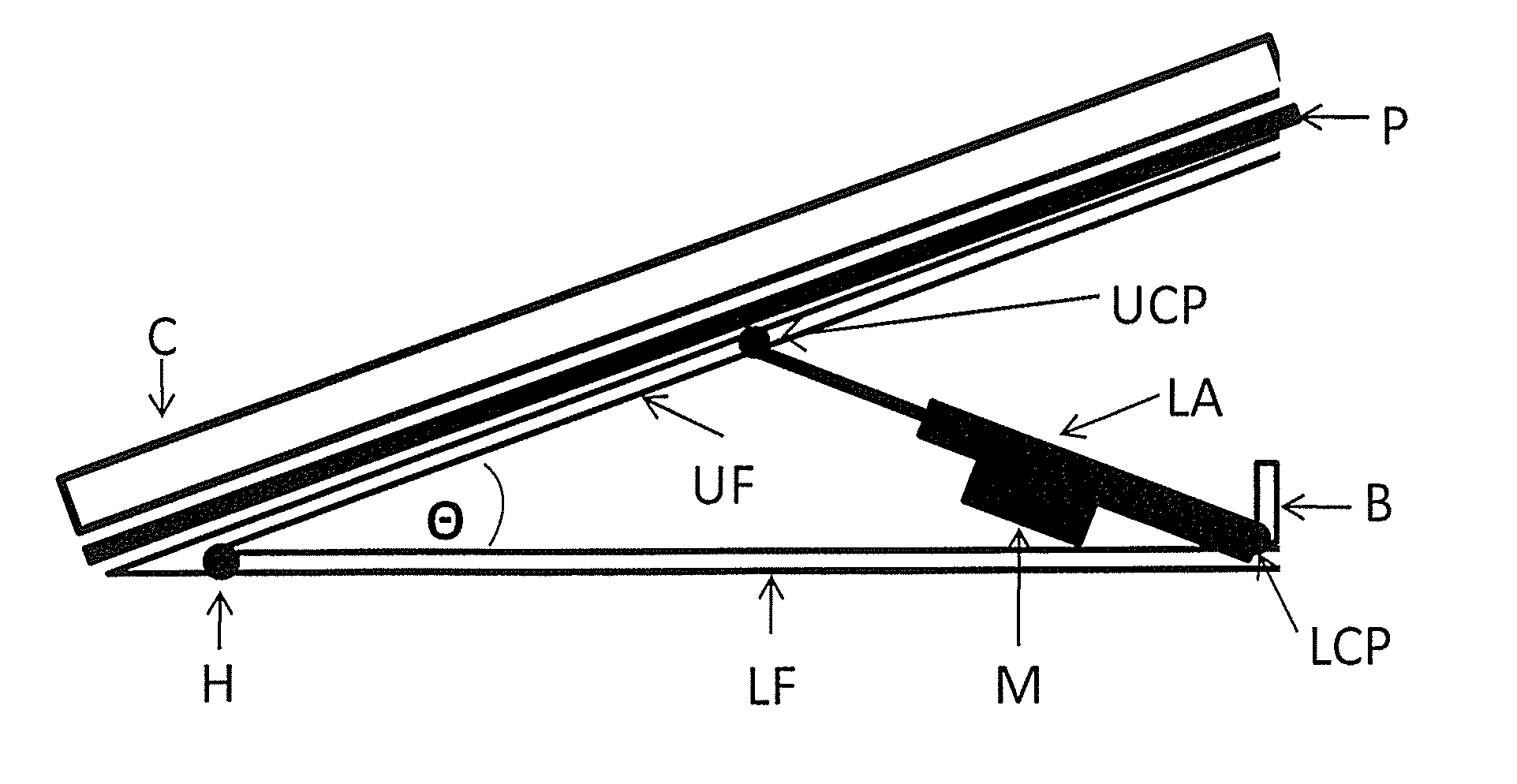 Surface mounted, motorized upper body lift assembly for alleviating discomfort while lying down