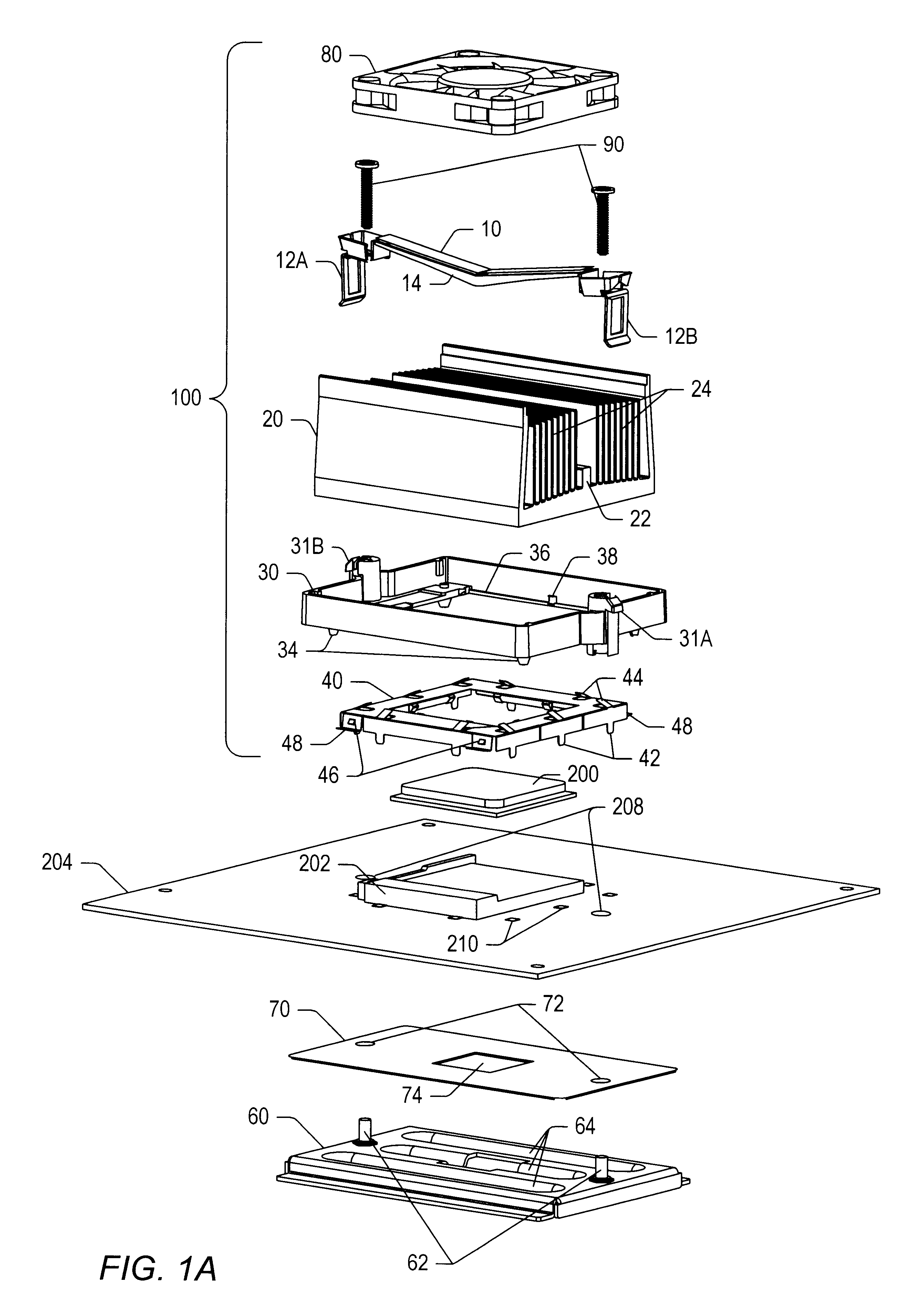 Heat sink subassembly