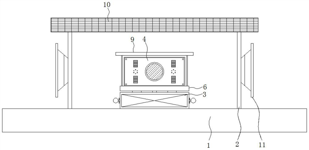 Outdoor isolated point video acquisition device with solar power supply function