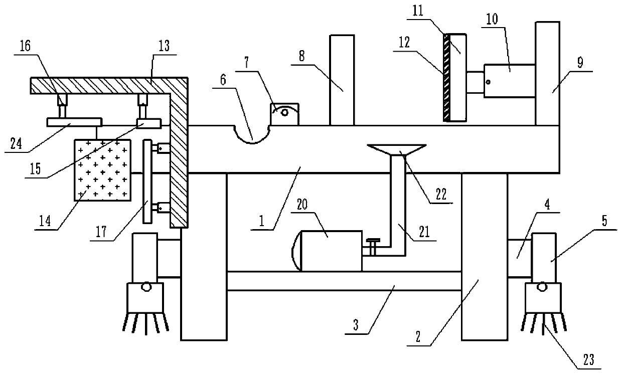 Steel reinforcing bar correcting device for reinforced concrete