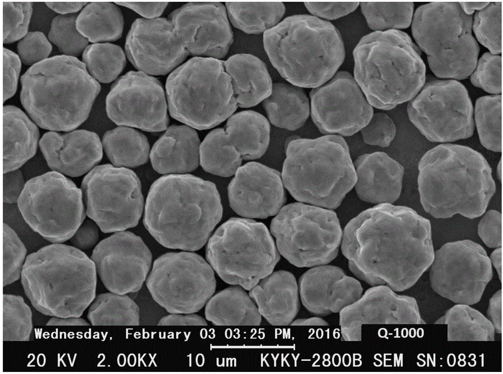 Large-grain-size spherical silver powder and preparation method thereof